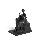 The Lady by Paolo Troubetzkoy, 1922, bronze with dark brown patina, offered Jul 2026