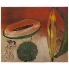 Mariano Rodríguez, Frutares y realidad, 1968, oil on canvas