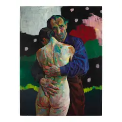 Xenia Hausner, Death Maiden, 1999, acrylic on fiberboard