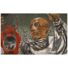 Julian E. Levi, Blackout, 1950, oil on canvas