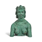 Jacob Epstein, Tanya, 1937, bronze with green patina