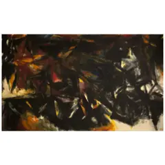 Noirs précipités by Avigdor Arikha, 1963, oil on canvas, sold Jul 2026
