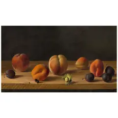 Fernand Renard, Nature morte aux fruits, oil on canvas