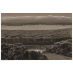Tomás Sánchez, Untitled, 1998, conté crayon and pastel on paper