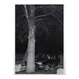 Julius von Bismarck, Unfall am Mittelpunkt Deutschlands #1, 2013, inkjet print