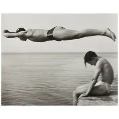 '[Il] Tuffatore' (The Diver) by Nino Migliori, 1951, Gelatin silver print, sold Jul 2026
