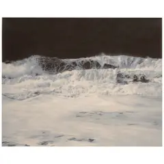 Clifford Ross, Hurricane XXIV, 2001, Archival pigment print on handmade mulberry paper; framed, a Sonnabend Gallery label and the photographer's label