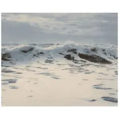 Clifford Ross, Hurricane XIV, 2001, Archival pigment print on handmade mulberry paper; framed, a Sonnabend gallery label and the photographer's label