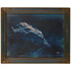 Edward S. Curtis, Aphrodite, c. 1920, Blue-toned gelatin silver print; signed, copyrighted, and annotated 'L.A.' in ink on the image, flush-mounted, in its original Curtis Studio frame