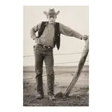 Frank Worth, Cowboy James Dean ('Giant' Film Set), 1955, Platinum print