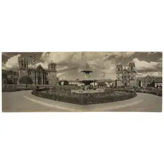 Martín Chambi, Panorama of Plaza de Armas, Cuzco, Peru, c. 1930, photograph