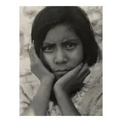 Dorothea Lange, Daughter of Mexican field laborer. Near Chandler, Arizona, 1937, Gelatin silver print; flush-mounted to Hudson illustration board