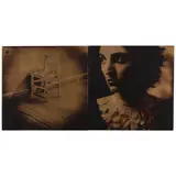 Luis González Palma, Untitled (from 'Hierarchies of Intimacy'), 2004, Diptych of two Kodalith prints with gold leaf; hinged together to board