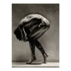 Greg Gorman, Tony Ward Bent Over, 1988, Gelatin silver print