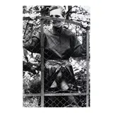 Helmut Newton, Roselyne Behind Fence, Arcangues, France (from 'Private Property'), 1975, Gelatin silver print
