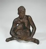 Sitzende by Georg Kolbe, 1926, Bronze mit dunkelbrauner Patina. Höhe: 28,4 cm (11 ⅛ in.), sold Nov 2014
