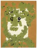 Ohne Titel by Paul Klee, Um 1939, Kleisterfarbe auf Kreidegrundierung auf Karton, sold May 2011