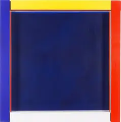 Imi Knoebel, Cry, cry baby, 1993, Acryl auf Aluminium und Holz