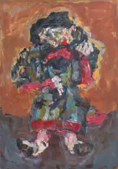 Marwan, Marionette, 2010, Öl auf Leinwand