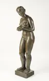 Břetislav Benda, Woman with Apple III, 1936, bronze