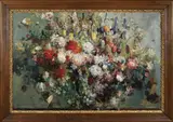 Oldřich Blažíček, Multicoloured Bouquet of Spring Flowers
