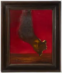 František Muzika, Mask III, 1946, oil, canvas
