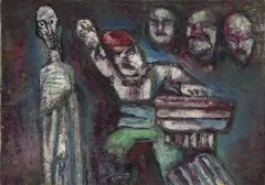 Jan Bauch, Totaliarianism, 1950s, oil on canvas