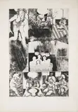 Oldřich Kulhánek, What Shall We Do Then?, 1968, etching, paper