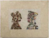 Jiří Kolář, Muses Are Not Silent As Arms Make Noise, 1969, collage, wooden board