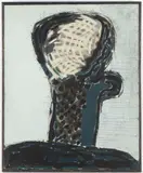 Ivan Ouhel, Vegetation, 1980, oil on canvas