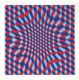 Pok-Italie 2 by Victor Vasarely, 1978, Color silkscreen on paper, sold Oct 2016