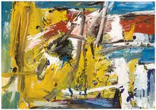 Harold Frank, Untitled, 1960, Mixed-media on paper