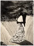 Fritz Scholder, Untitled, c. 1990, Lithograph on paper