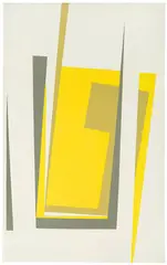 Untitled (from Sliver Series) by June Harwood, 1960-1961, Acrylic on canvas, sold May 2016