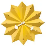 George Nelson, Fan wall clock, c. 1954, Howard Miller Clock Company
