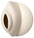 Anne Hirondelle, Outurn 7, Stoneware ceramic wall sculpture with white finish