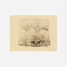 Lee Mullican, Untitled, 1947, ink on paper