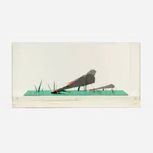 Ernesto Caivano, Nanocrash, 2003, cardstock, Plexi box
