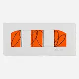 Robert Mangold, Untitled (Holiday Greeting), 1995, woodcut in colors on rice paper