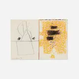 Emerson Woelffer, Double Drawing, 1958, mixed media on paper