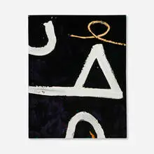 Emerson Woelffer, Untitled, 1991, acrylic and oil on canvas
