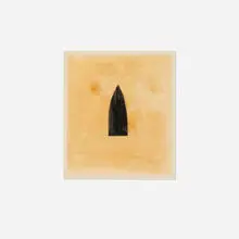 Robert Therrien, Untitled, tempera on paper mounted to board