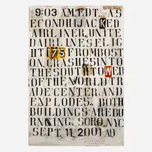 Peter Tunney, Untitled (Sept. 11, 2001), collage
