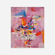 Hans Moller, Cobalt Violet, 1956, oil on canvas