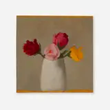 Robert Kulicke, Roses, oil on board