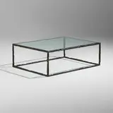 Bruno Romeda, Table, 2000, bronze, glass