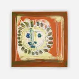 Petit soleil tile by Pablo Picasso, 1968-69, glazed red earthenware with engobe decoration, sold Jun 2023