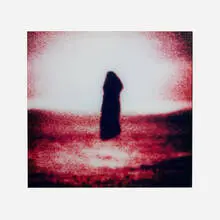 Red Earth Nun by Michal Rovner, 2000, c-print face-mounted to acrylic, sold Jun 2023