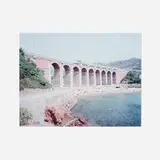 Massimo Vitali, Another Viaduct (from the Landscapes with Figures portfolio), 2006, offset lithograph in colors