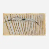 Mira Schor, Untitled, 1981, pastel on rice paper
